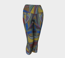 Load image into Gallery viewer, Ribbon in the Sky Yoga Capris
