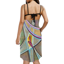 Load image into Gallery viewer, Starry Night Spaghetti Strap Backless Beach Dress
