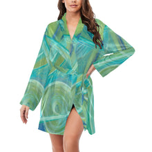 Load image into Gallery viewer, Green Dressing Robe
