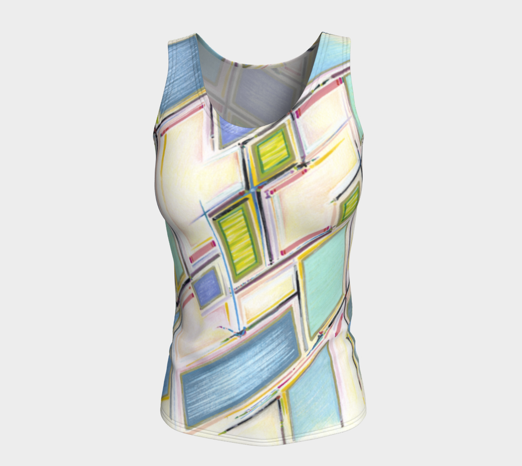 Rung by Rung Fitted Tank Top (Long)