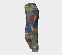 Load image into Gallery viewer, Ribbon in the Sky Yoga Capris
