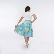 Load image into Gallery viewer, Green Crepe Skirt
