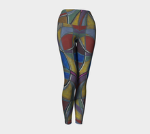 Load image into Gallery viewer, Ribbon in the Sky Yoga Leggings
