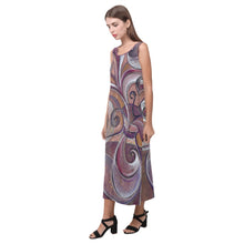 Load image into Gallery viewer, Sweet Aroma Sleeveless Open Fork Long Dress
