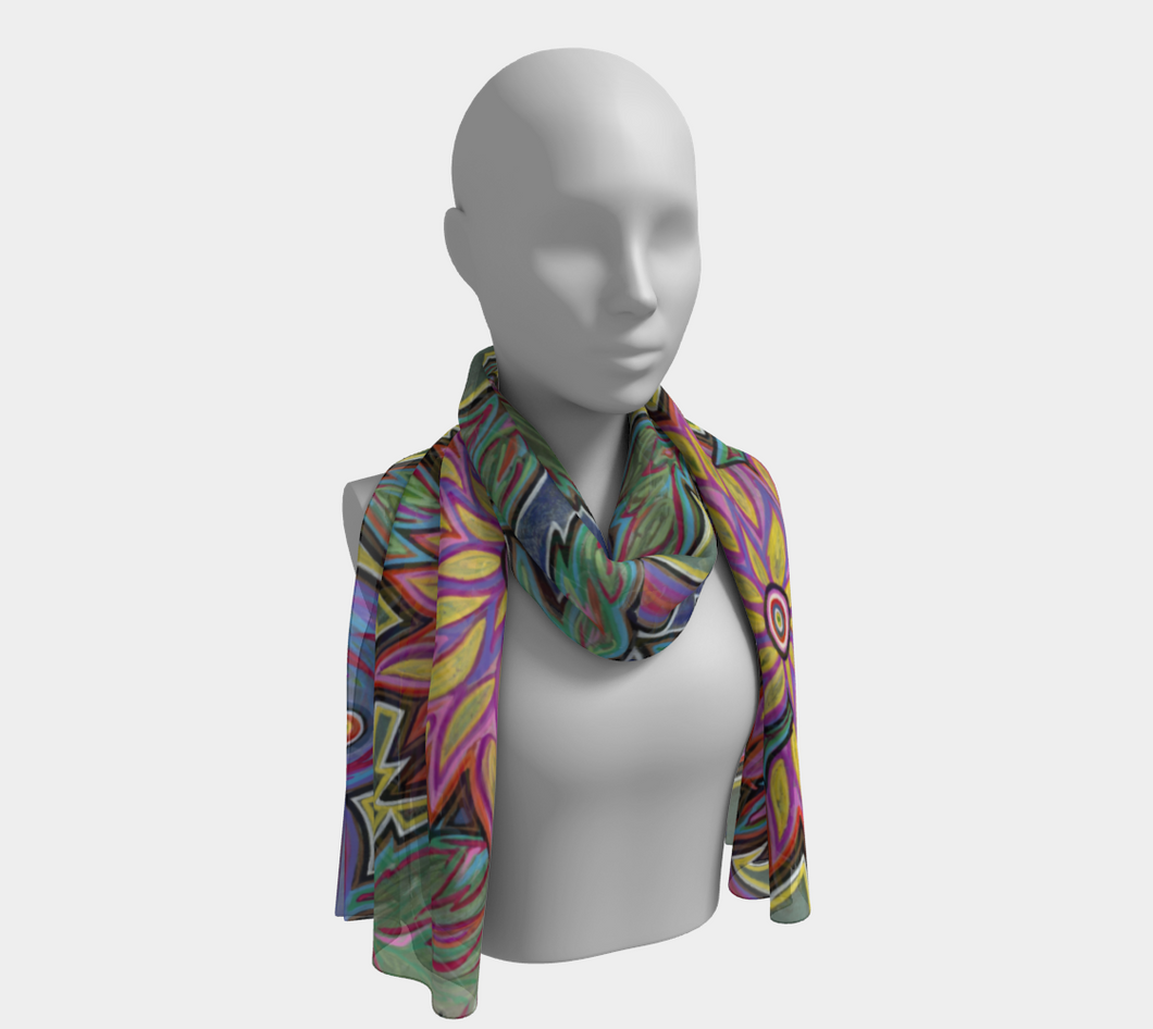 Garden Party Long Scarf