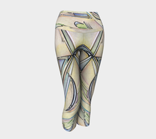 Load image into Gallery viewer, Shattered Heart Yoga Capris

