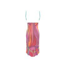 Load image into Gallery viewer, Love God Love People Spaghetti Strap Backless Beach Dress
