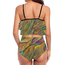 Load image into Gallery viewer, In Due Season High Waisted Double Ruffle Bikini Set (Medium)
