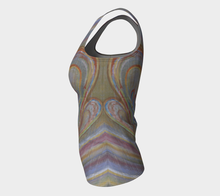 Load image into Gallery viewer, Take Flight, Butterfly! Fitted Tank Top (Long)
