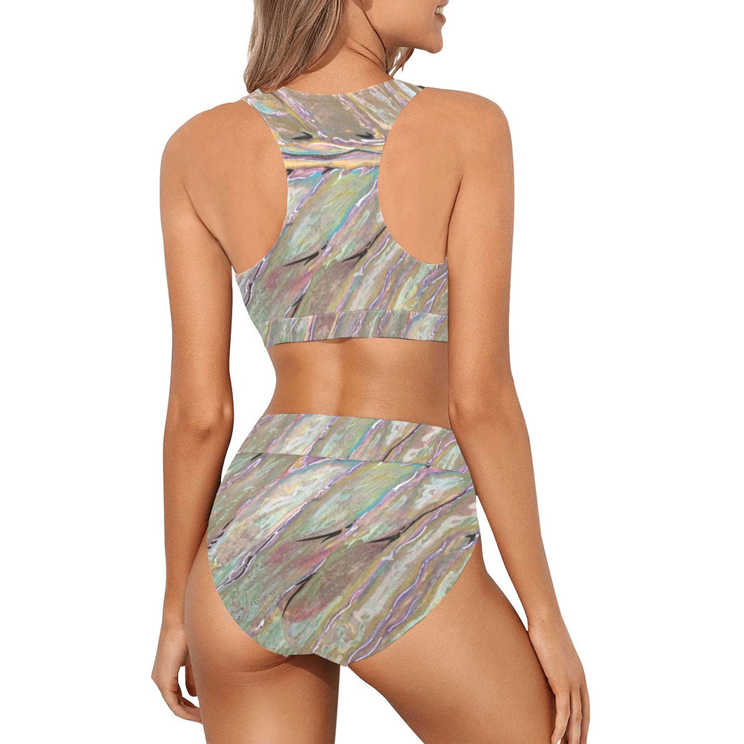 Gossamer Wings Sports Crop Top Bikini (Medium)