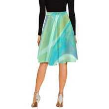 Load image into Gallery viewer, Green Pleated Midi Skirt
