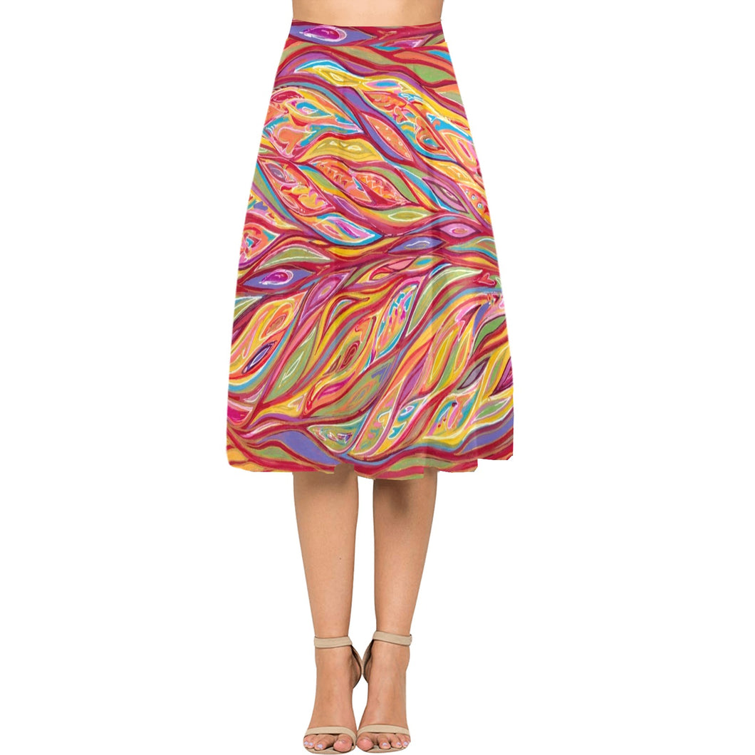 In the Moment Crepe Skirt