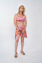 Load image into Gallery viewer, In The Moment Sports Crop Top Bikini with Beach Wrap (Medium)
