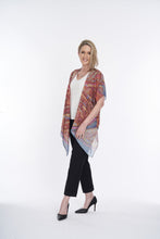 Load image into Gallery viewer, Nothing Gold Can Stay Poly Chiffon Draped Kimono (S/M)
