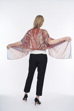 Load image into Gallery viewer, Nothing Gold Can Stay Poly Chiffon Draped Kimono (S/M)
