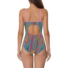 Load image into Gallery viewer, Into The Mystic Slip One-Piece Swimsuit with Beach Wrap (Large)
